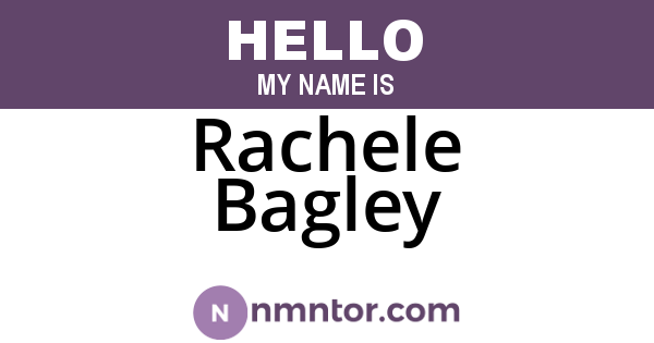 Rachele Bagley