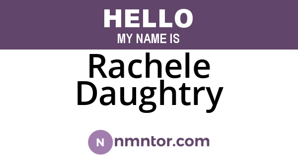 Rachele Daughtry