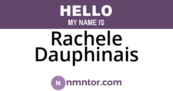 Rachele Dauphinais