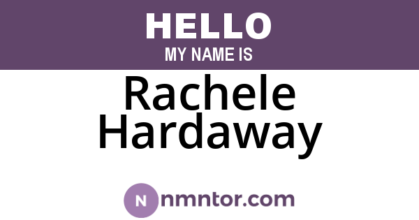 Rachele Hardaway