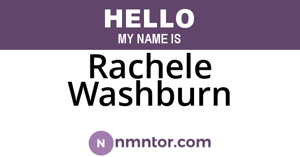 Rachele Washburn