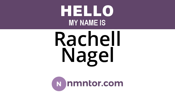 Rachell Nagel