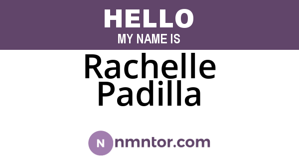 Rachelle Padilla
