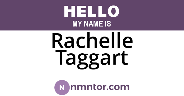 Rachelle Taggart