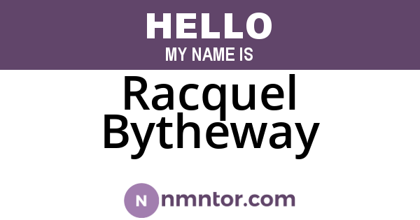 Racquel Bytheway