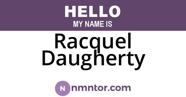 Racquel Daugherty