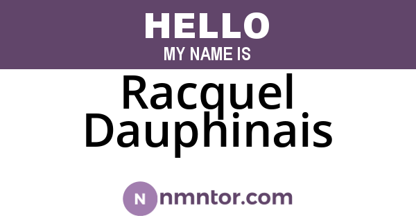 Racquel Dauphinais