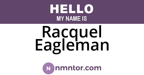 Racquel Eagleman