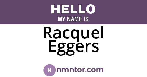 Racquel Eggers