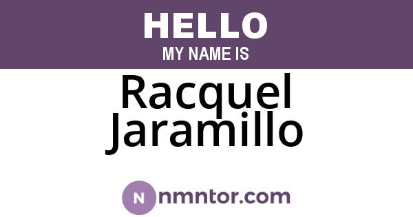 Racquel Jaramillo
