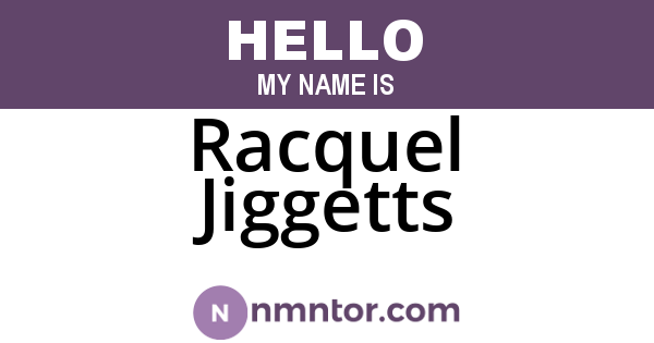 Racquel Jiggetts