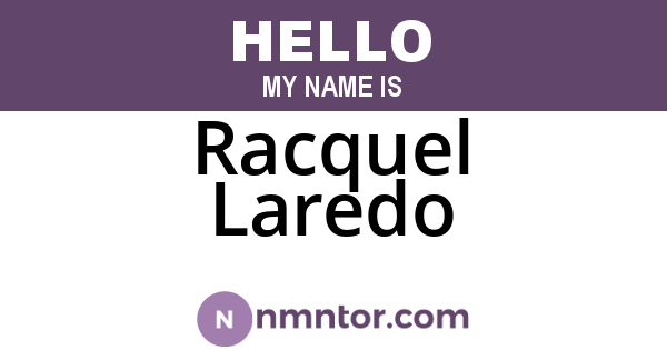 Racquel Laredo