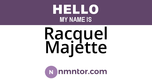 Racquel Majette