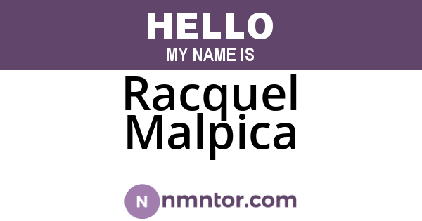 Racquel Malpica
