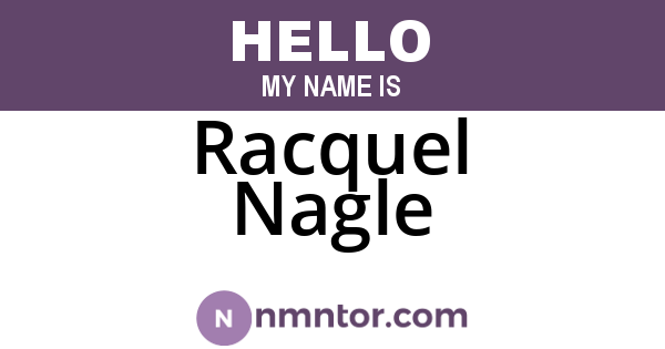 Racquel Nagle