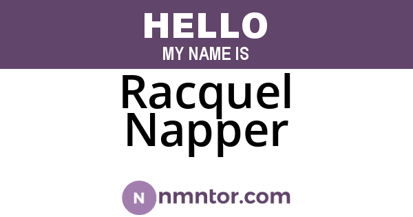 Racquel Napper