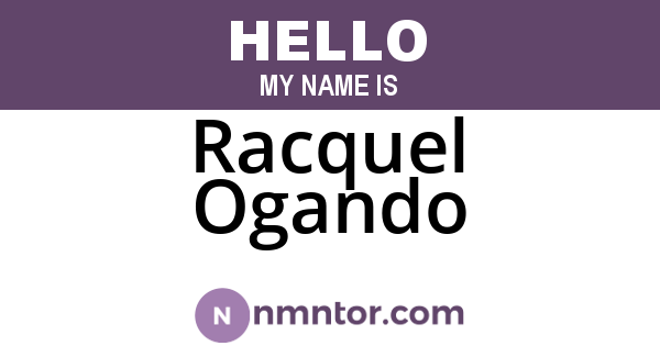 Racquel Ogando