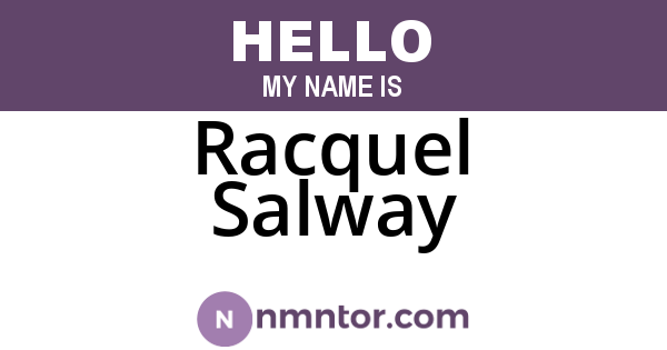 Racquel Salway