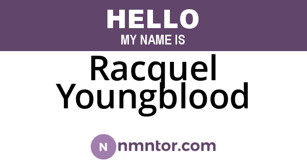 Racquel Youngblood