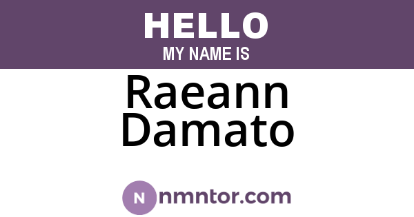 Raeann Damato
