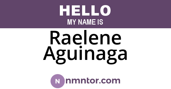 Raelene Aguinaga