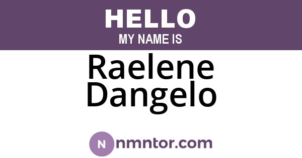 Raelene Dangelo