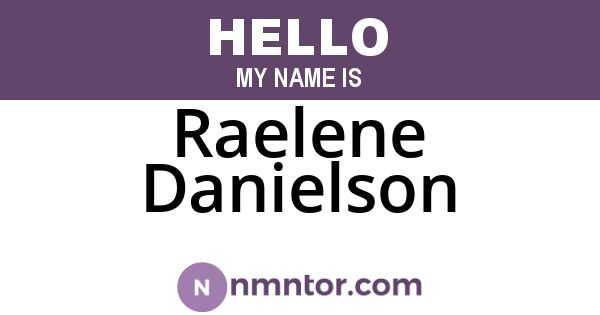 Raelene Danielson