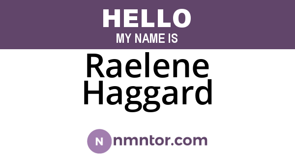 Raelene Haggard