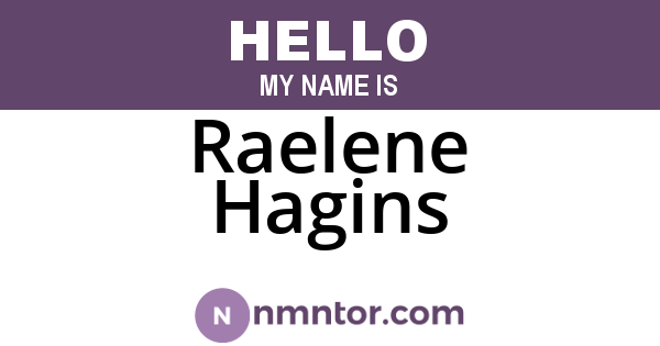 Raelene Hagins