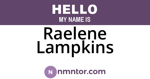 Raelene Lampkins