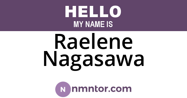 Raelene Nagasawa