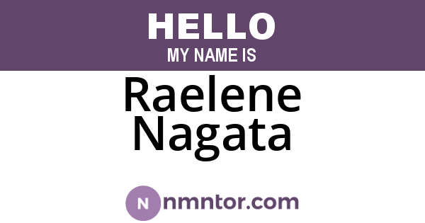 Raelene Nagata