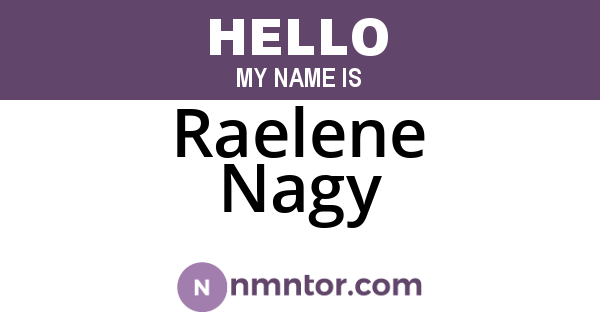 Raelene Nagy