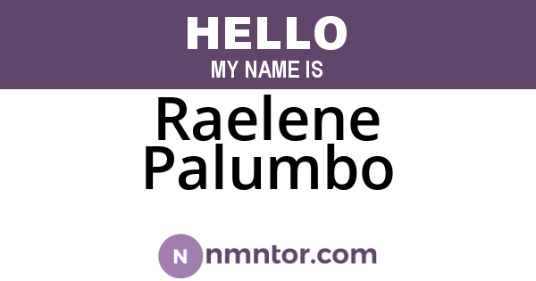 Raelene Palumbo