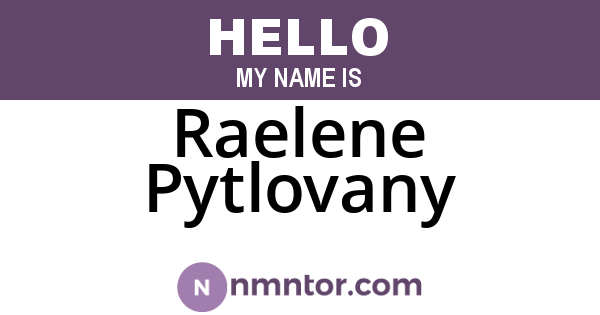 Raelene Pytlovany