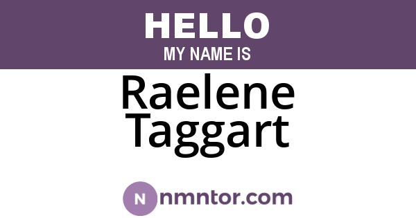 Raelene Taggart