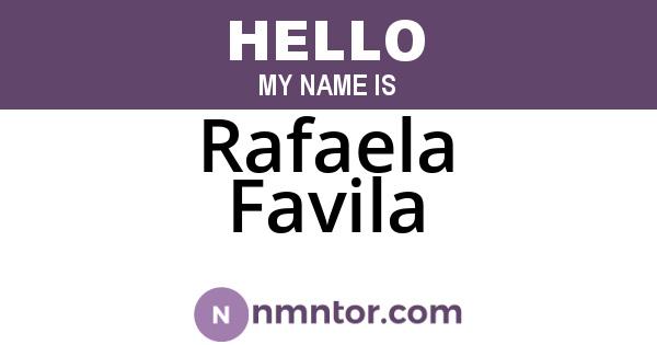 Rafaela Favila