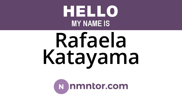 Rafaela Katayama