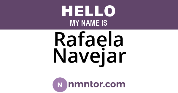 Rafaela Navejar