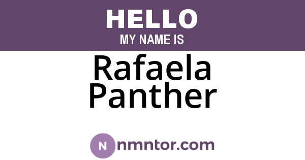 Rafaela Panther