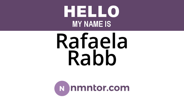 Rafaela Rabb