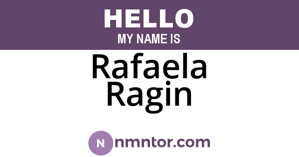 Rafaela Ragin