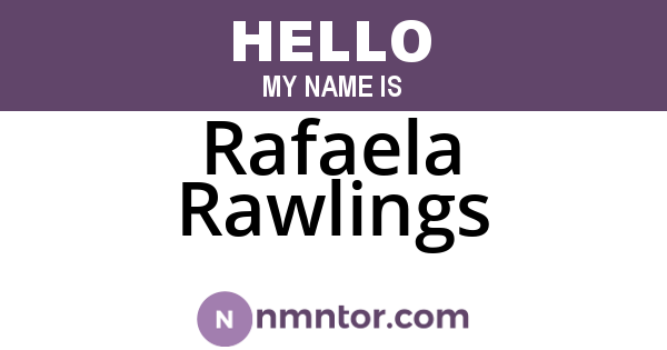 Rafaela Rawlings