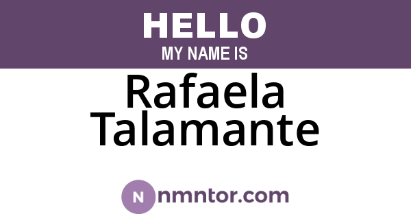 Rafaela Talamante