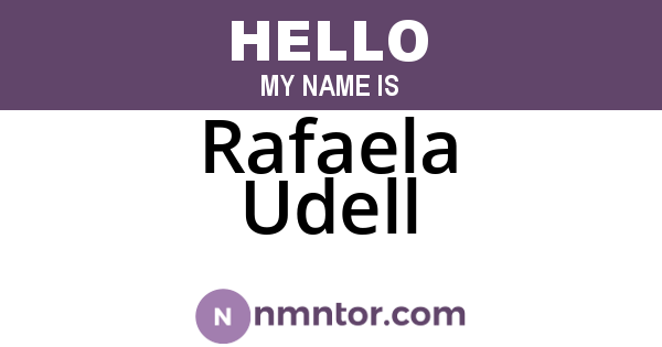 Rafaela Udell