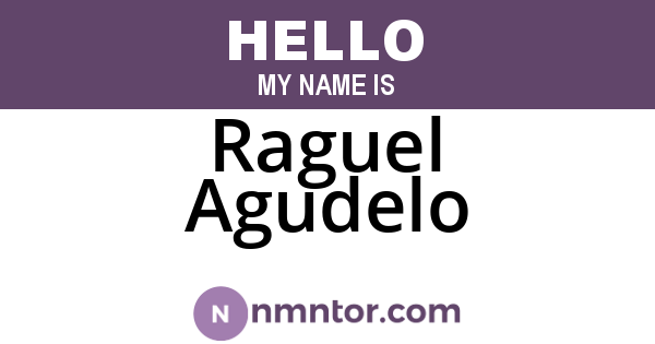 Raguel Agudelo