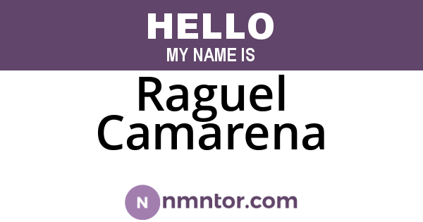 Raguel Camarena