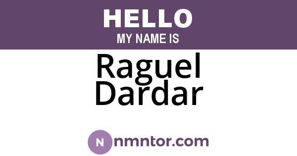 Raguel Dardar