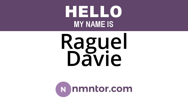 Raguel Davie