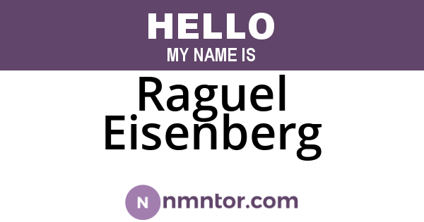 Raguel Eisenberg